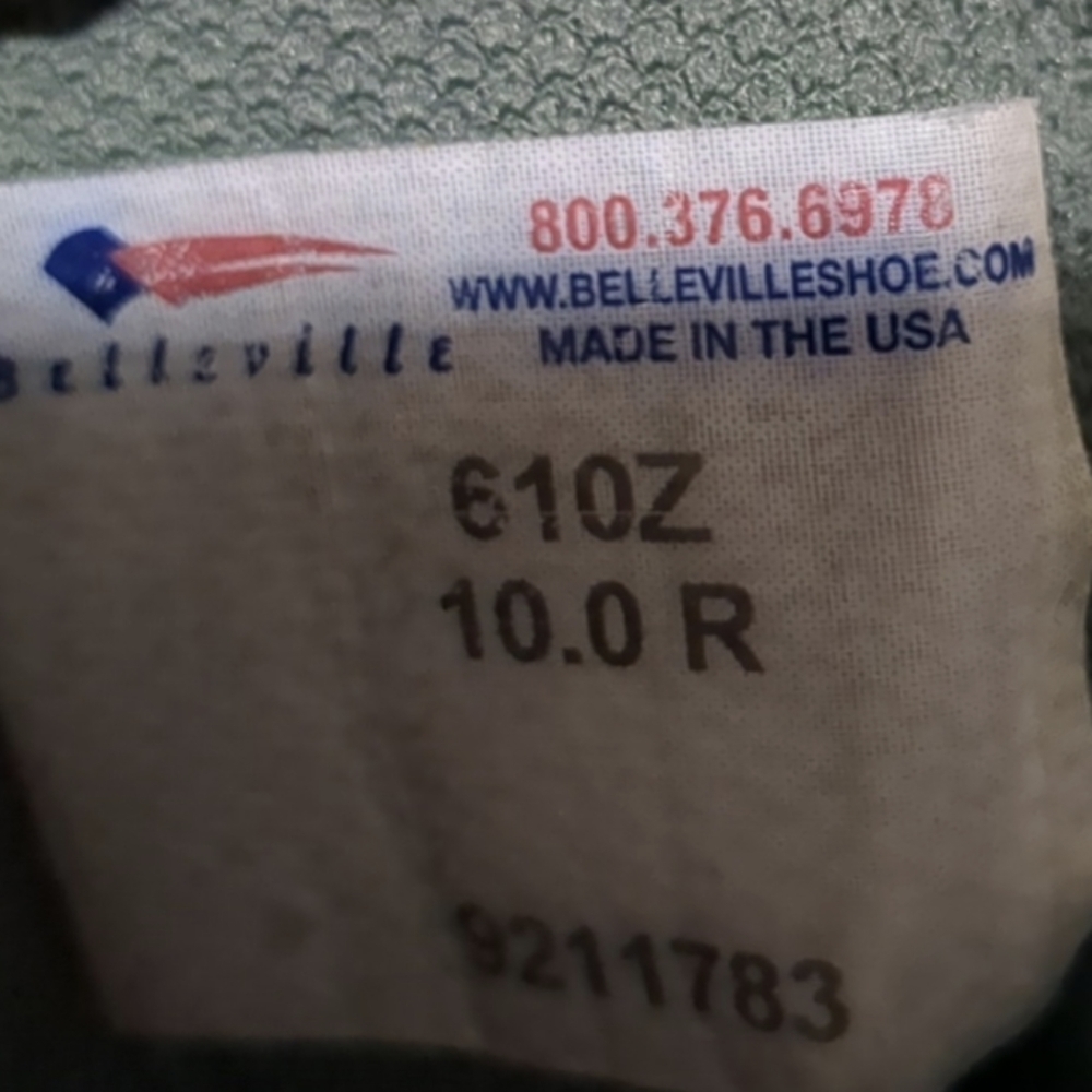 Belleville 610Z sage green Air Force Boots Men Sz 10.0R - Picture 11 of 11